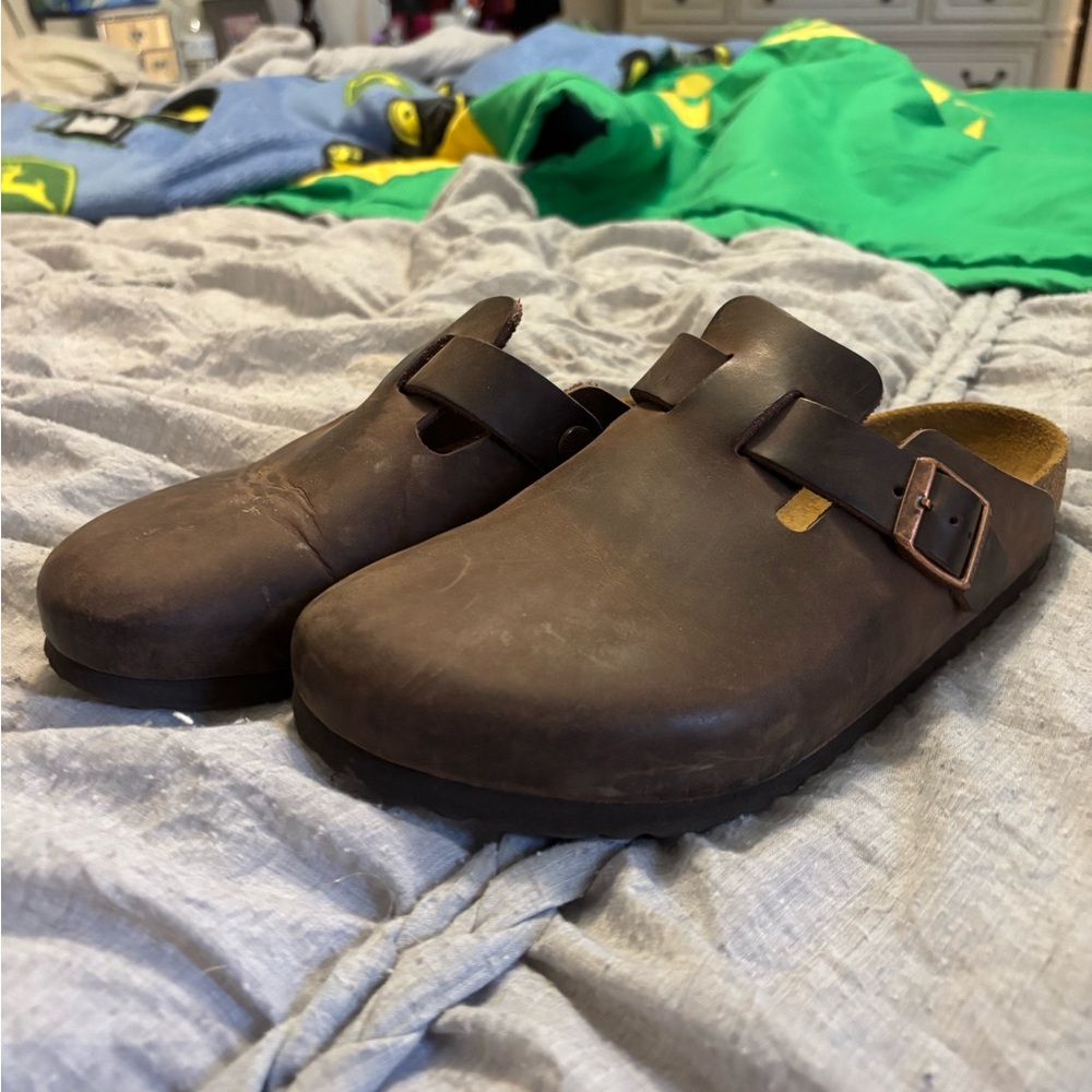 Birkenstock Dark Brown Leather Loafers